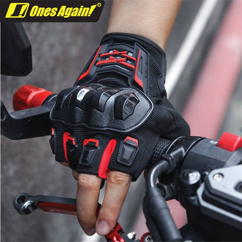 MG14D Ones Summer Vintage Motorcycle Air Permeability Protection Gloves Starlit Night