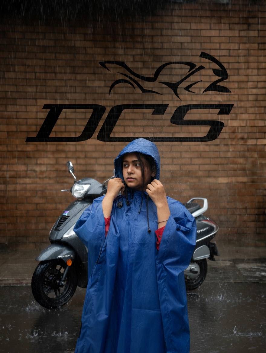 DCS Poncho  Blue