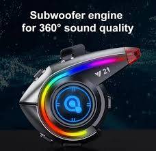 Y21 Motorcycle Helmet Earphones Bluetooth 5.4