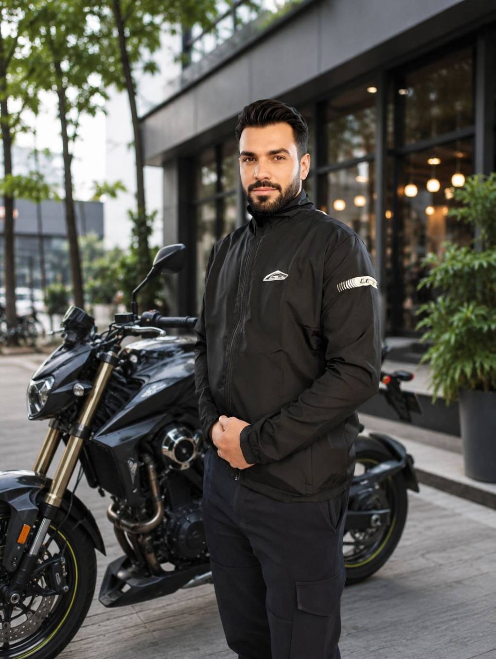 DCS Premium Jet Black Windbreaker