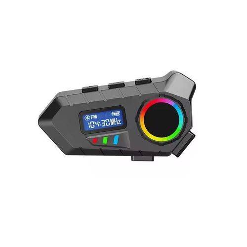 Y30 Motorcycle Bluetooth 5.4 Helmet Headset with LCD Display